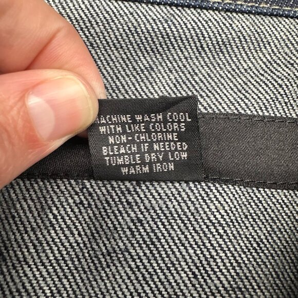 Marithe Francois Girbaud Mens Denim Jean Jacket XL 1990s Street wear Y2K Vintage - Picture 5 of 8